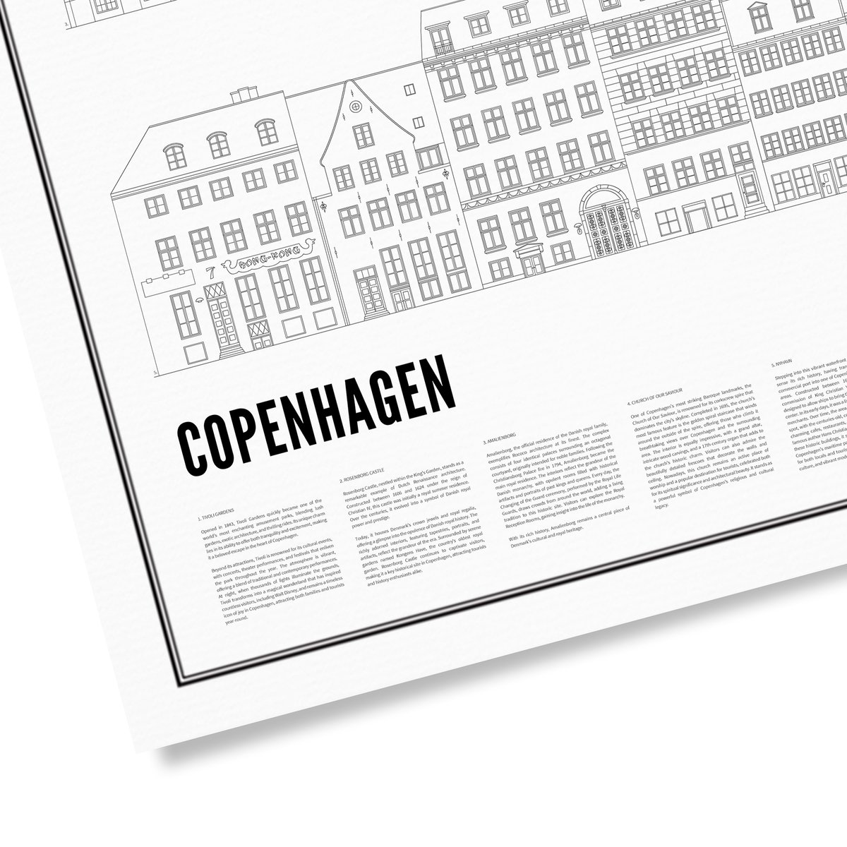 Poster von Iconics of Copenhagen | WIJCK.